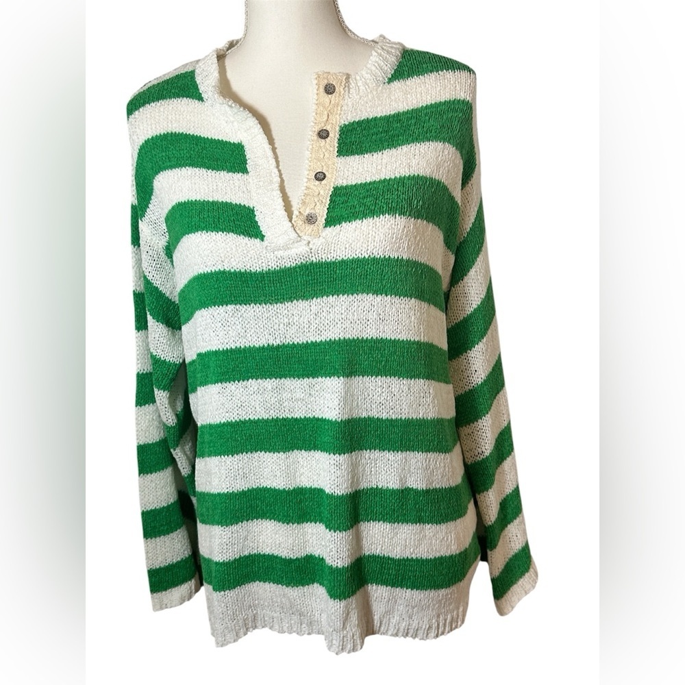 NWT All Dressed Down Striped Knit Sweater from the brand POL. Retail $55.00